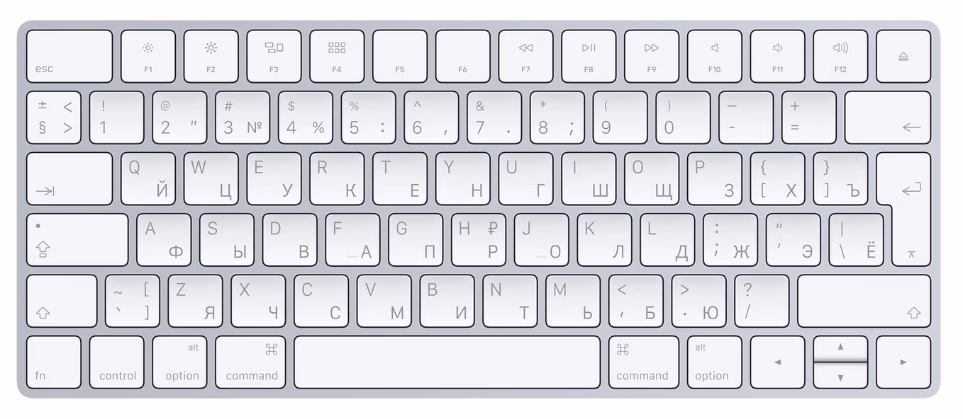 Клавиатура беспроводная Apple Magic Apple MLA22RUA 