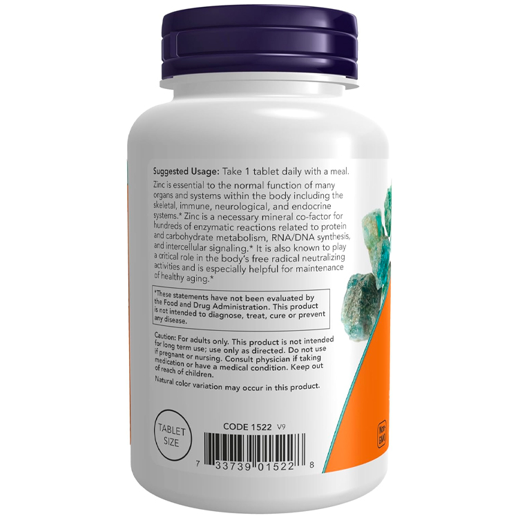 Витамины Now Foods Zinc Gluconate 50 mg photo 3