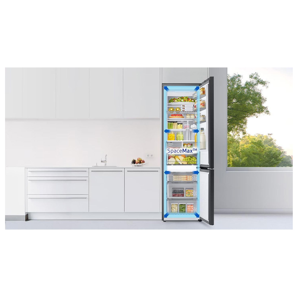 Холодильник двухдверный Samsung RB38C7B6D22 / 390 л / 203 см / D / Черный photo 9