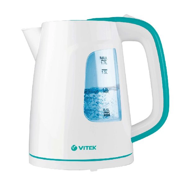 Fierbator de apa electric Vitek VT-7022 W, 1.7 l, 2200 W, Alb