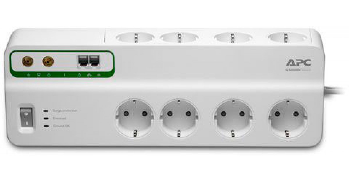 APC Performance SurgeArrest 8 outlets with Phone & Coax Protection 230V Russia photo 1