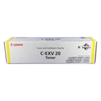 Toner Canon C-EXV20 Yellow, (1606g/appr. 35 000 pages 10%) for Canon imagePRESS C7xxx,C6xxx photo 1