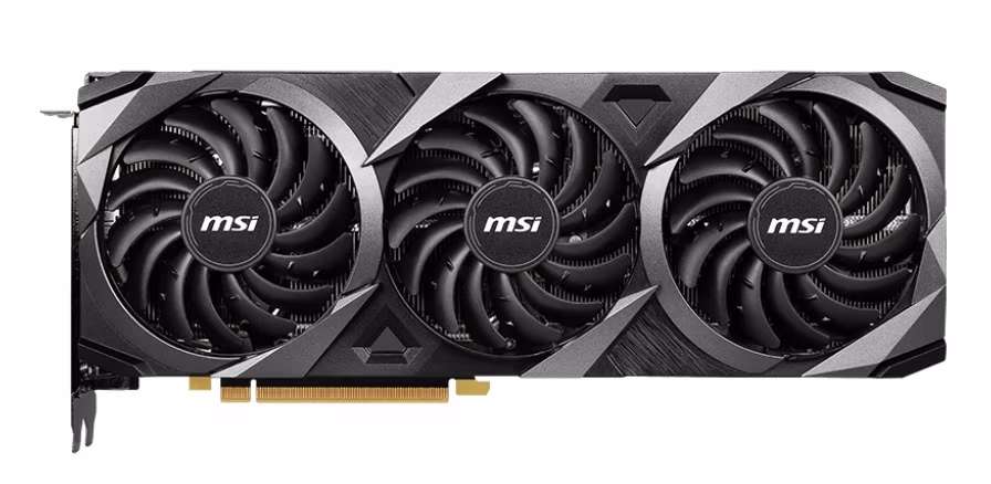 MSI GeForce RTX 3080Ti VENTUS 3X 12G / 12GB GDDR6X 384Bit 1665/19000Mhz, Ampere, PCI-E Gen4, 1xHDMI, 3xDP, TRIPLE Fan Thermal Design: TORX Fan3.0/Zero Frozr/Core Pipe/Termal Padding, Aluminum Backplate, RGB Mystic Light, Retail 