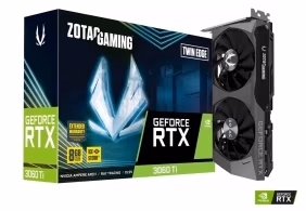 ZOTAC GeForce RTX 3060 Ti Twin Edge LHR 8GB GDDR6, 256bit, 1665/14000Mhz, Ampere, PCIeX16 4.0, Dual Fan / IceStorm 2.0, 1xHDMI, 3xDisplayPort, Active Fan Control, Direct GPU Contact, FireStorm, Metal Wraparound Backplate, Medium Pack