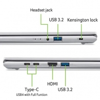 Laptop 15.6” ACER Aspire Go 15 AG15-72P/ Intel Core Ultra 7 150U/ 32GB/ 1TB SSD/ Pure Silver thumbnav 6