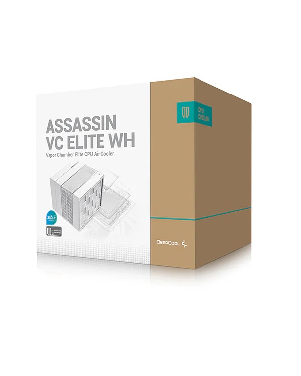 Sisteme de racire DEEPCOOL ASSASSIN VC ELITE WH / Universal / 300W/ 500~1800rpm/ 29.3dB(A)/ 61.25CFM photo 6