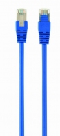Patch Cord FTP Cat.5e 1m - blue, PP22-1M/B, Gembird, molded strain relief 50u” plugs thumbnav 1