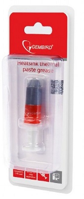 Thermal Paste Gembird TG-G1.5-01, 1.5g, Operation Temperature: -50 ~ 240° C, Grey photo 1