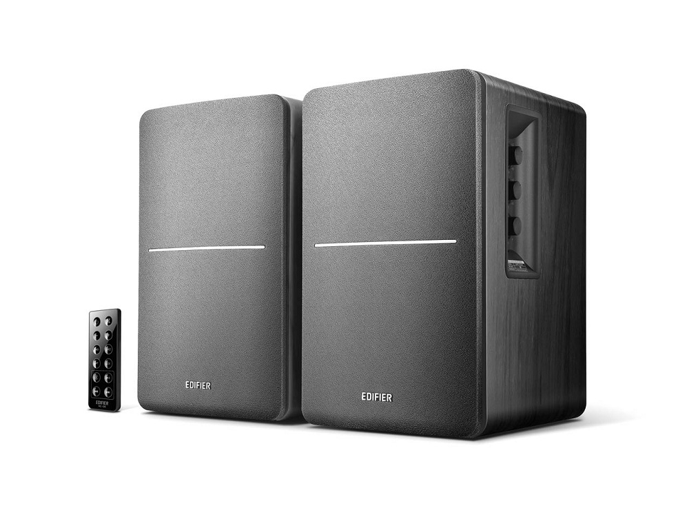 Boxe Edifier R1280DB Black / 42W RMS / Audio in: 2x RCA / optical / coaxial / AUX / remote control / wooden / (4”+1/2') photo 1