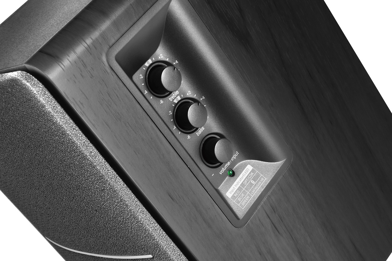 Boxe Edifier R1280DB Black / 42W RMS / Audio in: 2x RCA / optical / coaxial / AUX / remote control / wooden / (4”+1/2') photo 3