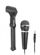 Trust Starzz All-round Microphone for PC and laptop, High performance microphone with mute switch and tripod stand, 2.5m cable with gold 3.5mm plug thumbnav 2