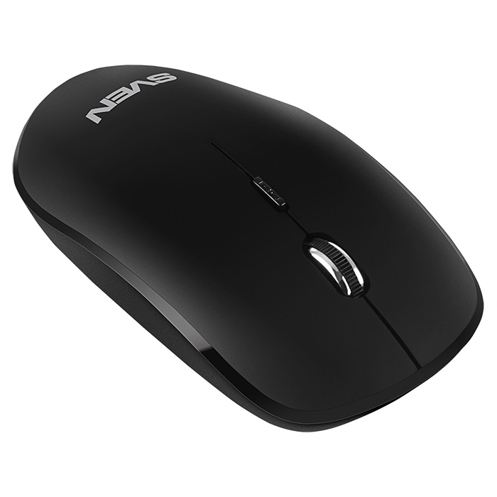 SVEN KB-C3200W, Wireless, Multimedia Keyboard & Mouse, 2.4GHz, (115 keys, 11 Fn-keys) + Mouse (3 + 1 (scroll wheel), 800/1200/1600 dpi), Nano receiver, USB, Black, Rus/Ukr/Eng photo 3