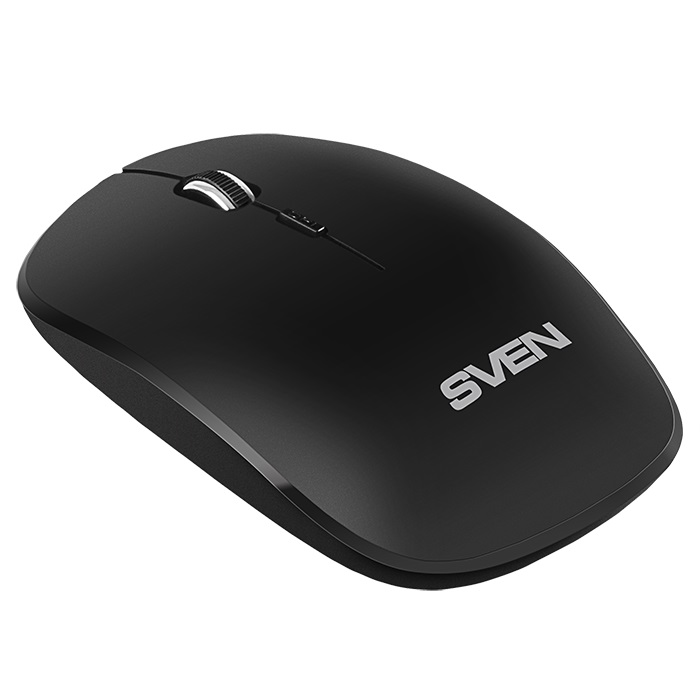 SVEN KB-C3200W, Wireless, Multimedia Keyboard & Mouse, 2.4GHz, (115 keys, 11 Fn-keys) + Mouse (3 + 1 (scroll wheel), 800/1200/1600 dpi), Nano receiver, USB, Black, Rus/Ukr/Eng photo 6