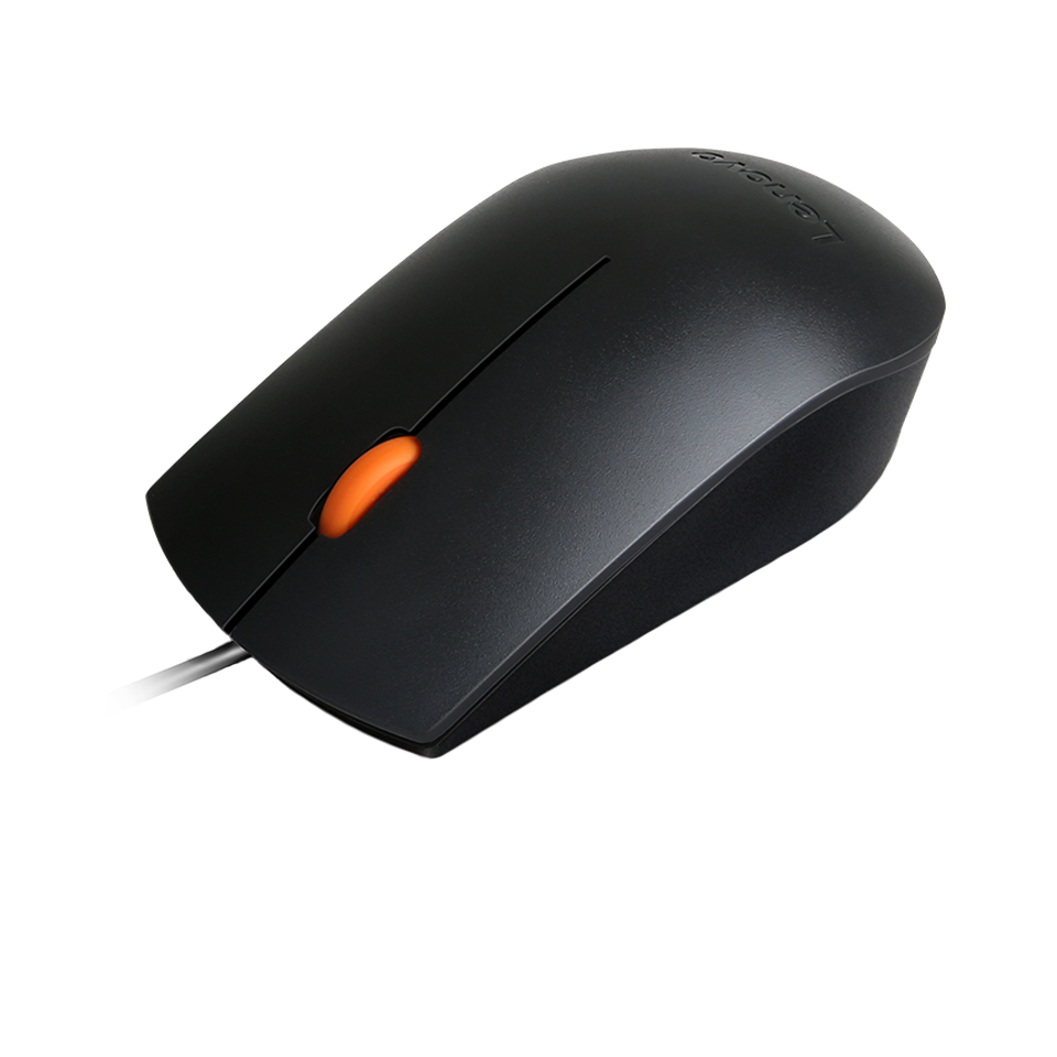 Мышь Lenovo 300/ USB/ 1600dpi/ Optical/ Black photo 2