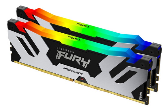 Memorie operativa Kingston FURY Renegade Silver RGB DDR5-6000 96GB (Kit of 2*48GB) photo 2