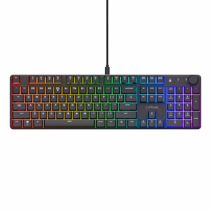 Игровая клавиатура TrustGXT 866 TORIX, USB, Black