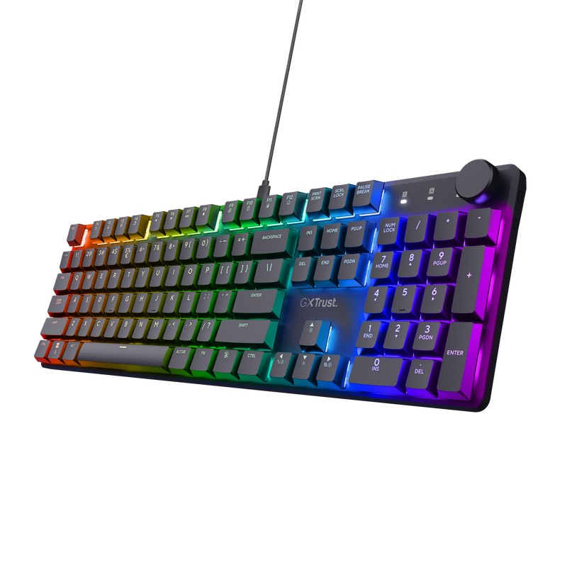 Игровая клавиатура TrustGXT 866 TORIX, USB, Black photo 2