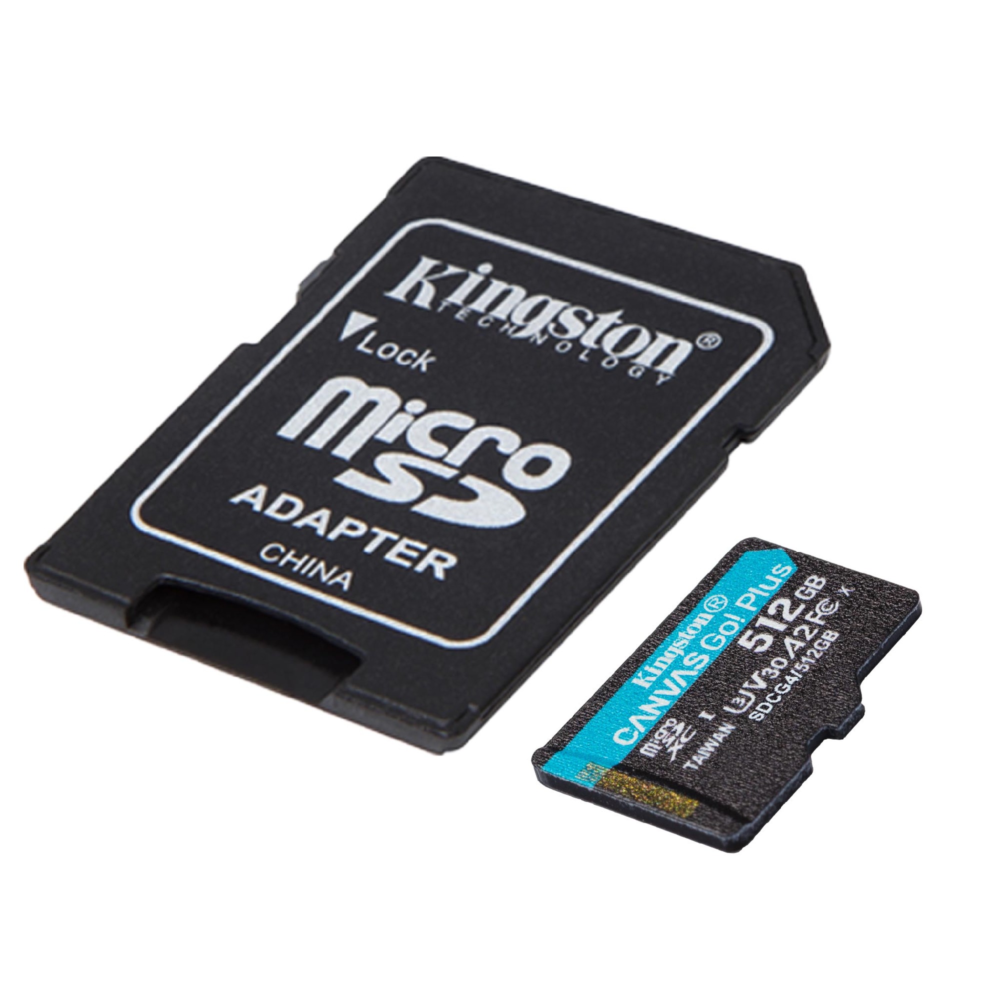 Карта памяти microSD 512GB Kingston Canvas Go Plus Gen 4, A2, up to 200MB/s, + SD adapter photo 3