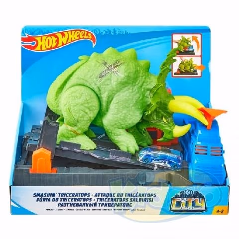 Hot Wheels GBF97  City Set Triceratop 