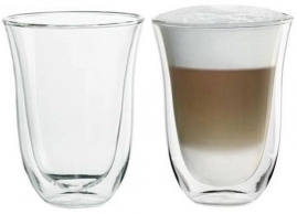 Set de pahare pentru cafea Delonghi DLSC312, p/u latte machiato, 220ml