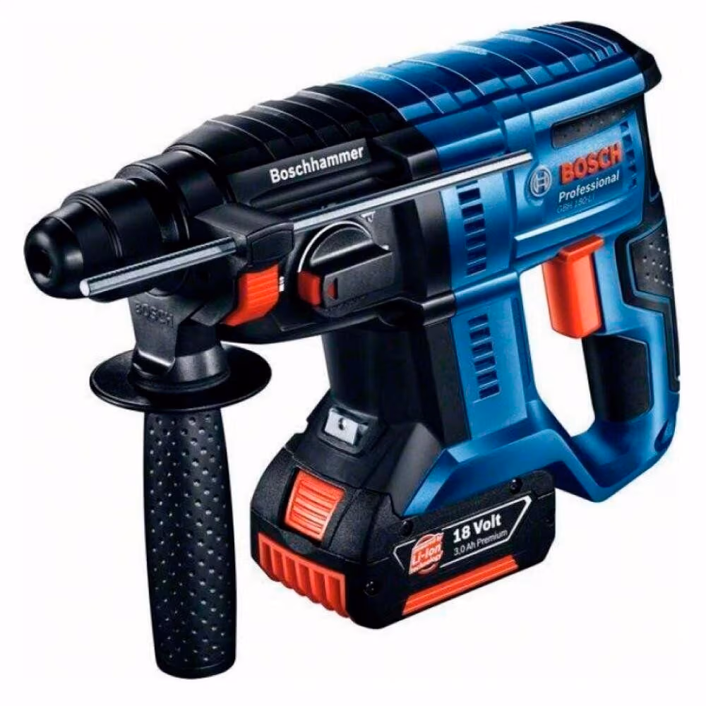 Ciocan rotopercutor acumulator Bosch GBH 180Li 2x4.0Ah, 0611911023 