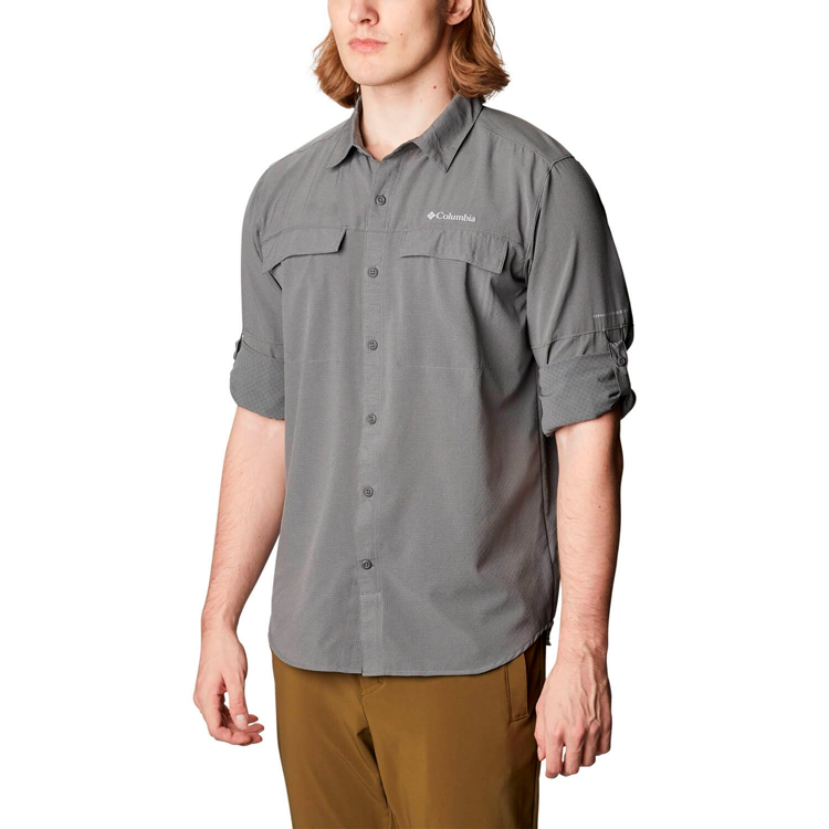Мужская Рубашка Columbia Atlas Explorer Long Sleeve Shirt S Серый photo 5