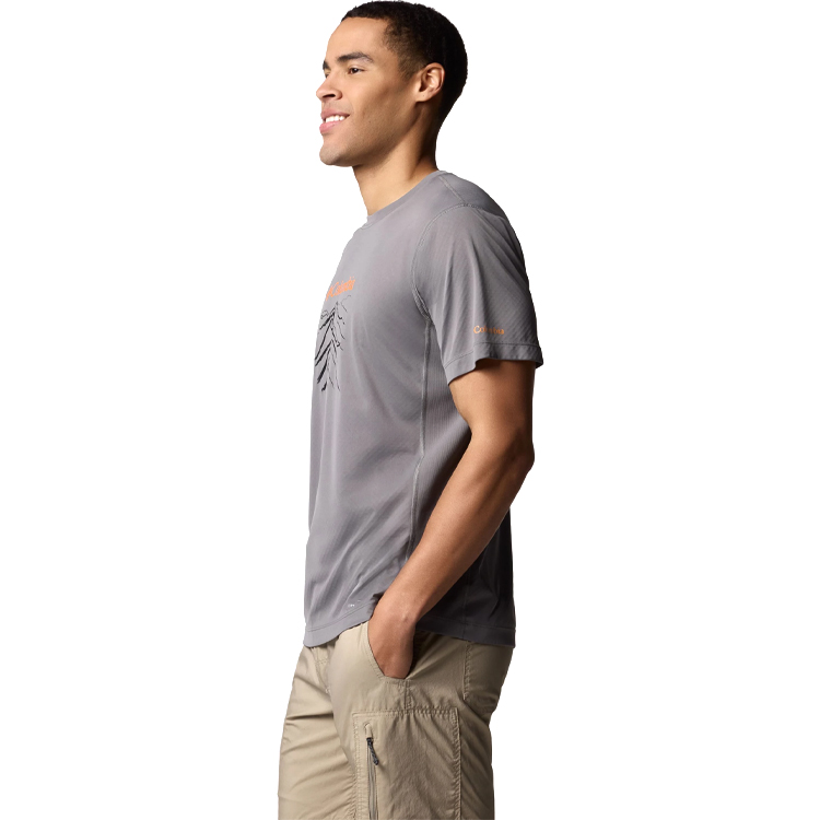 Tricou bărbătesc Columbia Zero Rules Light Short Sleeve Graphic Crew S Gri photo 3