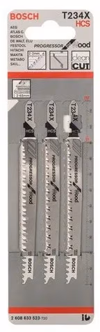 Set de panze de ferastrau pentru puzzle Bosch PROGRESSOR T 234 X, 2608633523
