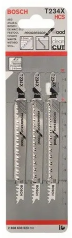 Set de panze de ferastrau pentru puzzle Bosch PROGRESSOR T 234 X, 2608633523 photo 1