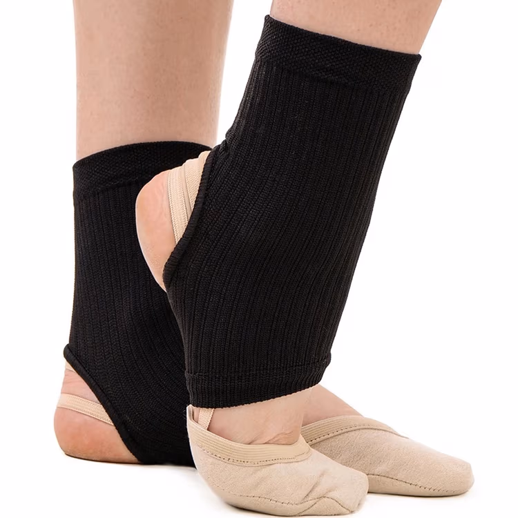 Suport glezniera Grace Dance Stirrup leg warmers ankle knit