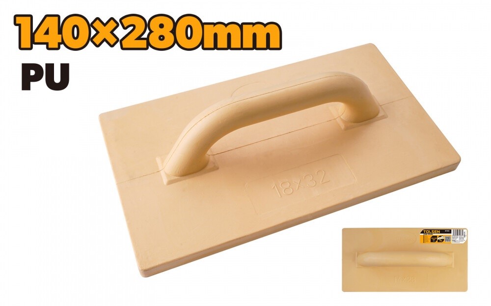 Терка из полиуретановой пены 280x140mm Tolsen photo 1 Терка из полиуретановой пены 280x140mm Tolsen photo 1