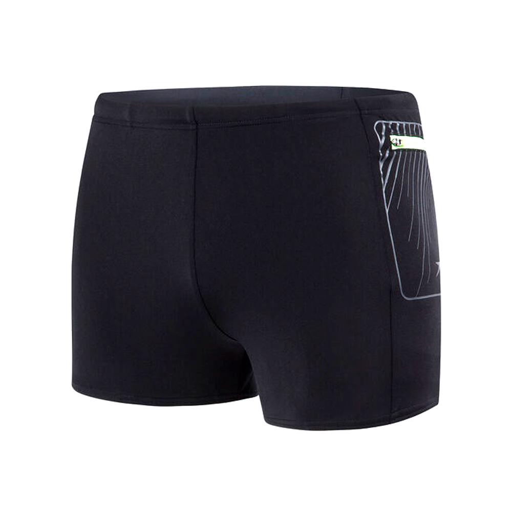 Speedo CONTRAST POCKET ASHT AM BLACK/GREY photo Speedo CONTRAST POCKET ASHT AM BLACK/GREY photo