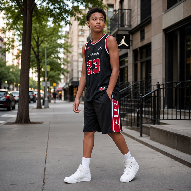 Шорты Nike AIR JORDAN HBR BBALL SHORT S Черный Мужской photo 8