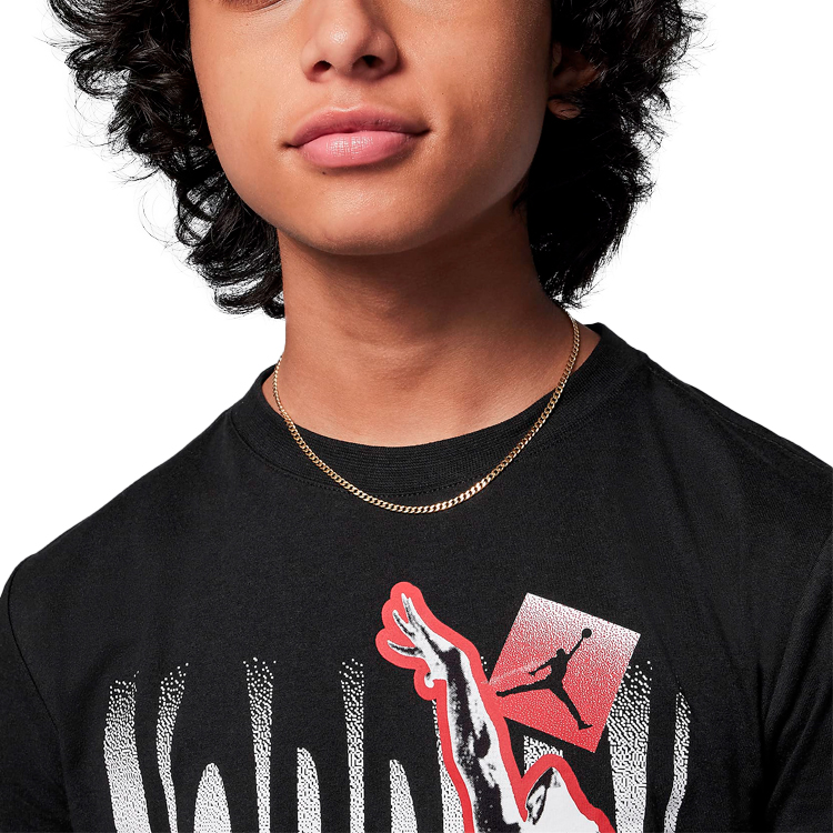 Tricou Nike JDB AJ COURT FADE SS TEE / Barbati / S / Negru photo 4