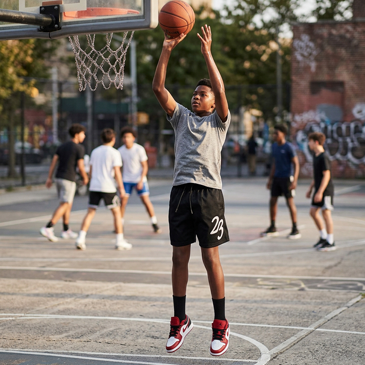 Sorti Nike JDB MJ MVP MESH SHORT / Barbati / S / Negru photo 4