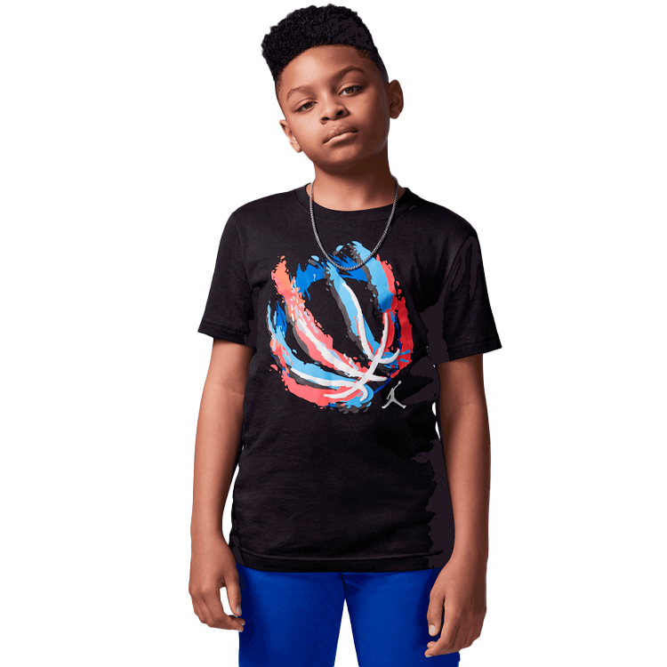 Tricou Nike JDB BBALL FIRE SS TEE / Barbati / S / Negru photo 5