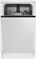 Посудомоечная машина встраиваемая Beko DIS28023, 10 комплектов, 8программы, 44.8 см, A++, Серебристый