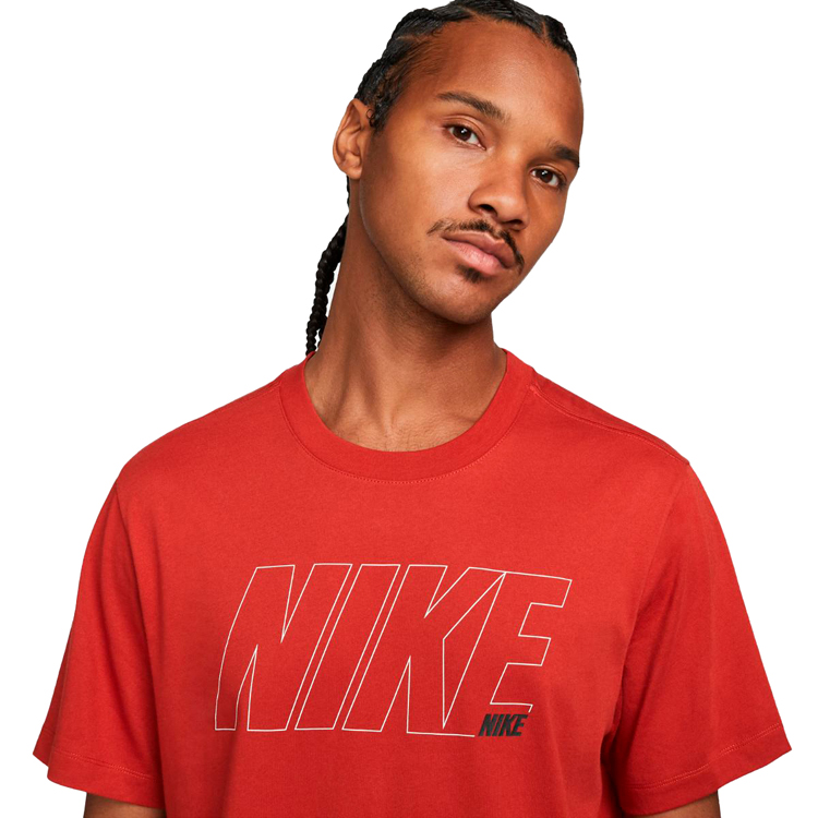 Футболка мужская Nike M NK DF TEE 6/1 GFX L Красный photo 3