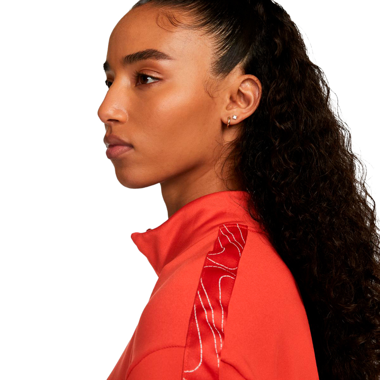 Hanorac Nike W NK TF ALL TIME HZ TOP TAPING / Femei / M / Portocaliu photo 3