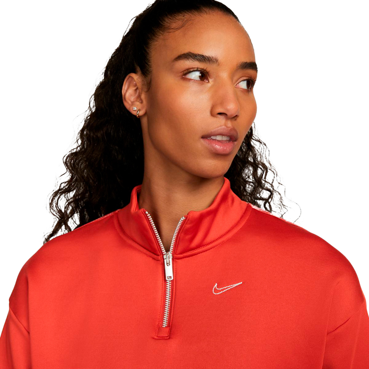 Hanorac Nike W NK TF ALL TIME HZ TOP TAPING / Femei / M / Portocaliu photo 6