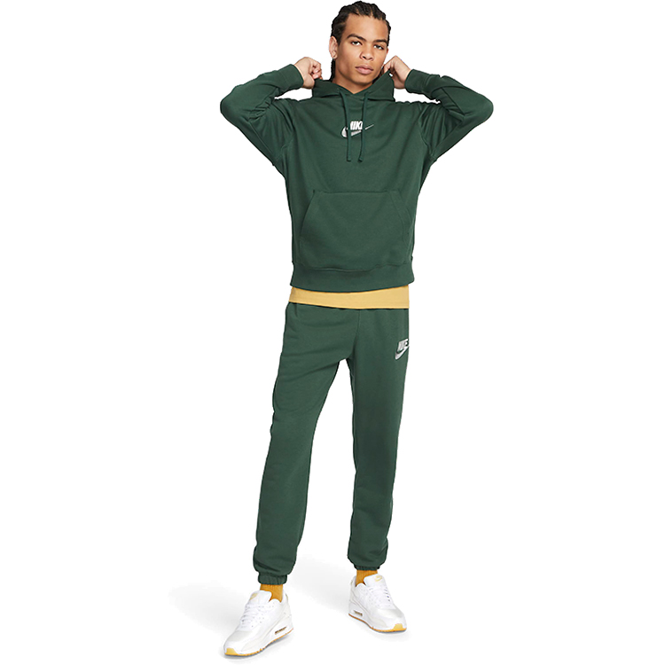 Hanorac pt bărbați Nike M NK CLUB+ FT PO HOODIE LBR L Verde photo 3