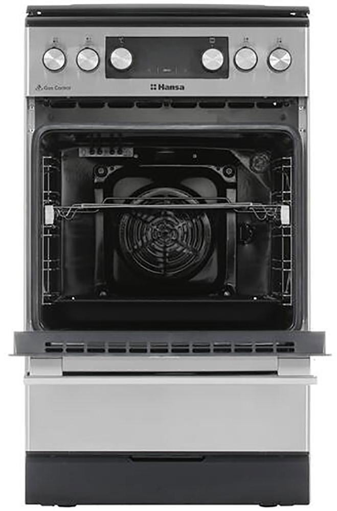 Газовая плита Hansa FCMX59323 / 4 конфорок / 50 см / Нержавеющая сталь photo 3