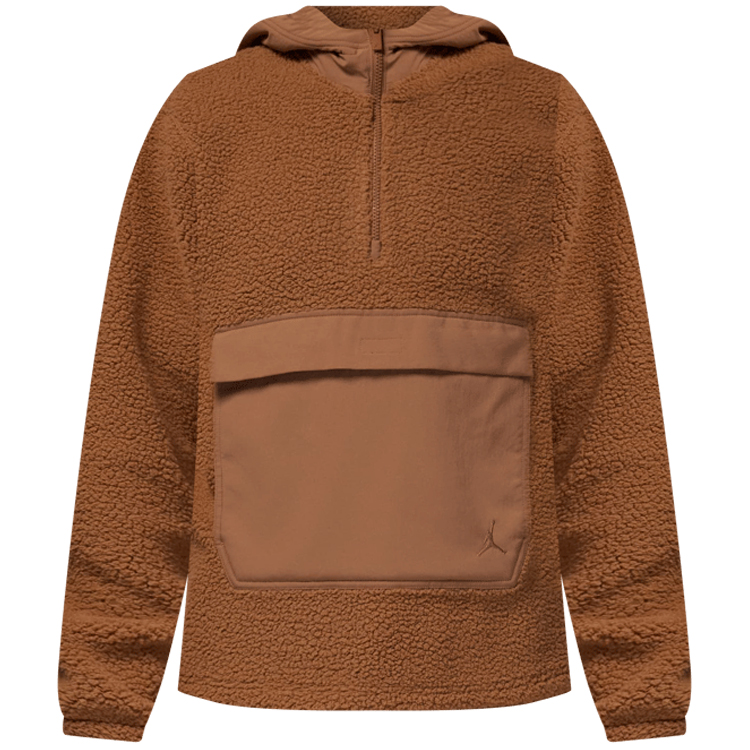 Hanorac pt bărbați Nike M J FLIGHT SHERPA TOP L Maro photo 2