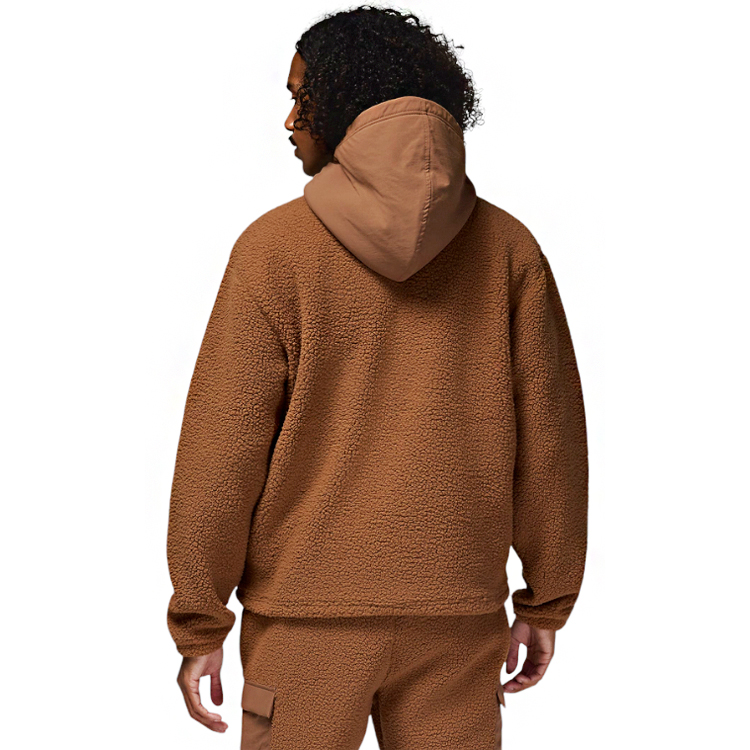 Hanorac pt bărbați Nike M J FLIGHT SHERPA TOP L Maro photo 4