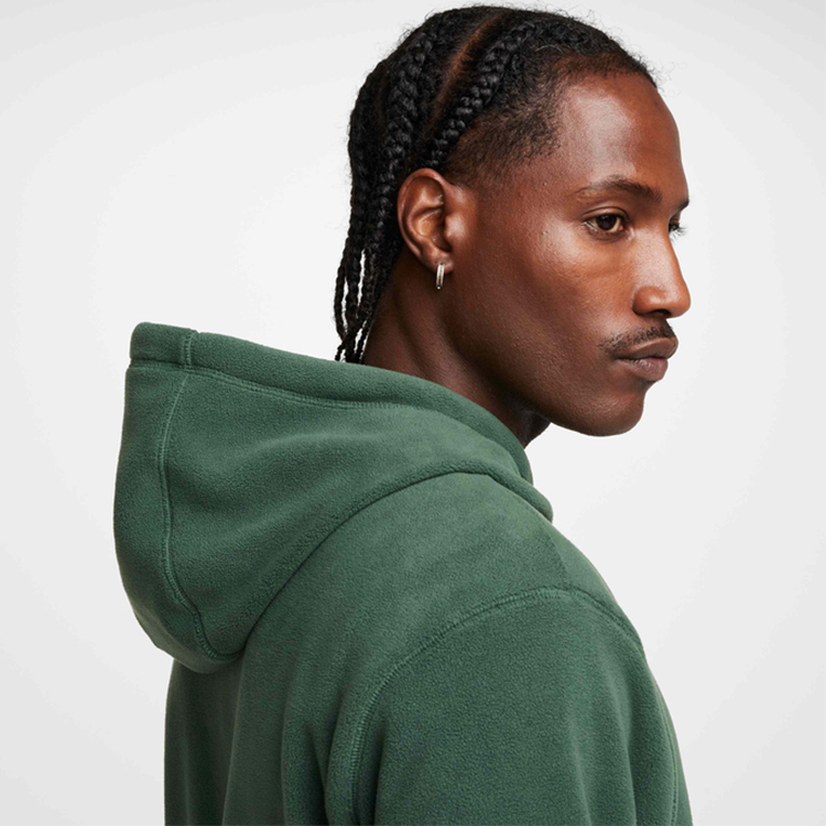 Мужская Толстовка Nike M NK CLUB WINTERIZED PO HOODIE M Зеленый photo 8