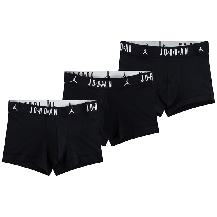 Трусы мужские боксер Nike JHM MENS FLIGHT COTTON 3PK M Черный Мужской photo 6