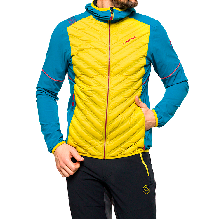 Geacă pt Barbati La Sportiva Koro Jkt M L Albastru-galben photo 3
