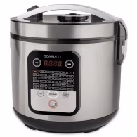 Мультиварка Scarlett SC-MC410S23, 900 Вт, 38 программ, Серебристый
