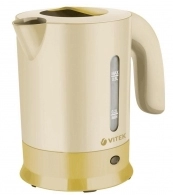 Чайник электрический дорожный Vitek VT-7023 Y, 0.5 л, 650 Вт, Бежевый