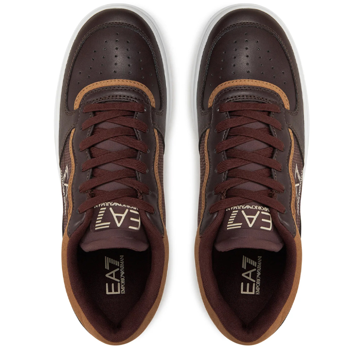 Кроссовки EA7 EMPORIO ARMANI PREMIUM COURT / Мужской / 40.5 / Коричневый photo 4